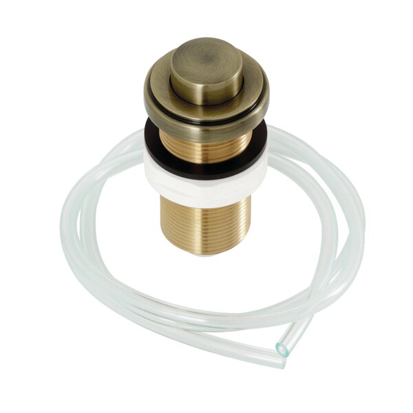 Garbage Disposal Air Switch Button, Antique Brass